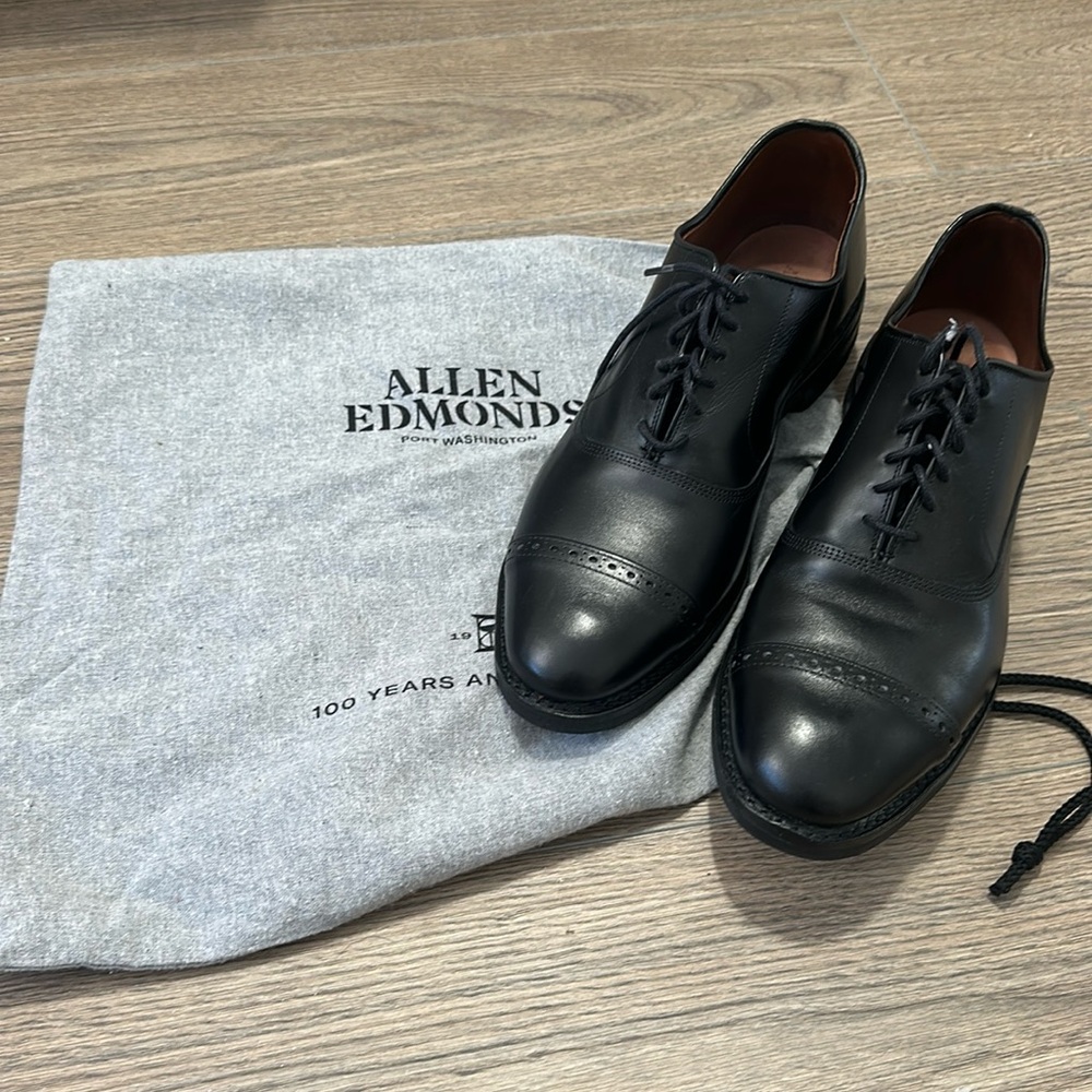 Allen Edmonds fifth avenue cap toe oxford dress shoe